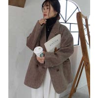 着丈84cm✨　デミバフミンク　ハーフロングコート ブラウン アウター ミンク コート プラクト加工 テーラーカラー ロング 着丈90cm
