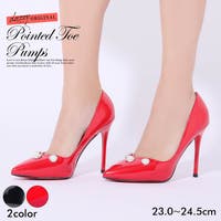 レディース赤パンプス ファッション通販shoplist ショップリスト