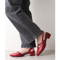 シューズ・靴 レッド/赤色系（レディース） - ファッション通販