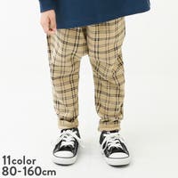 devirock | プリント サルエル スウェットパンツ（ゆったり） 子供服 キッズ 男の子 女の子 ロングパンツ ズボン パンツ ボトムス
