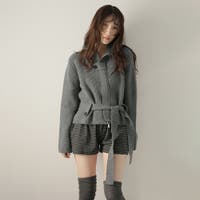 MARGARET グレー ニットセーター 長袖 ボタン付き 楽天市場】無地 ニットカーディガン グレー ブラック ゆったり クルー