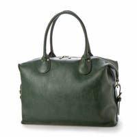 ボストンバッグ グリーン・カーキ/緑色系（レディース