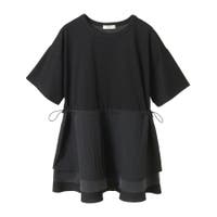最終値下げ！yoriノースリーブチュニックカットソー ブラック