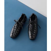 フラットシューズ ブラック/黒色系｜レディース｜Shoplist