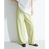 ワイドパンツ イエロー/黄色系（レディース） - ファッション