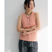 タンクトップ オレンジ/橙色系（レディース） - ファッション通販