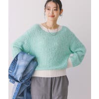 ニット・セーター グリーン・カーキ/緑色系（レディース）の