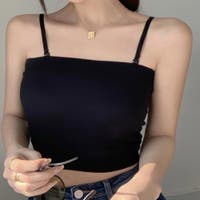 チューブトップ・ベアトップ ブラック/黒色系｜レディース｜Shoplist