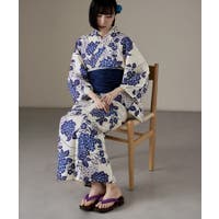 かわいい浴衣 ブルー・ネイビー/青・紺色系（レディース