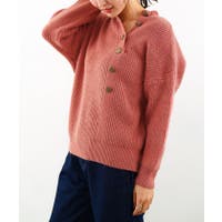 レディースニット セーター オレンジ色系 ファッション通販shoplist ショップリスト