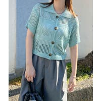 カーディガン グリーン・カーキ/緑色系（レディース）のおすすめ