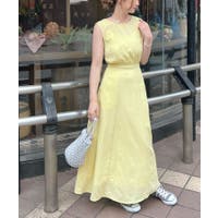 ワンピース・ドレス イエロー/黄色系（レディース）のアイテム
