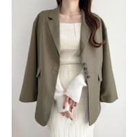 Plantation オリーブグリーン テーラードジャケット　カーキ　パッカブル Plantation オリーブグリーン テーラードジャケット カーキ パッカブル