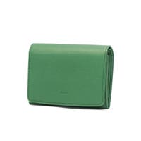 ウォレット　財布　グリーン　緑　二つ折り　コンパクト 3a22dea56879735845c5b68acb2e80