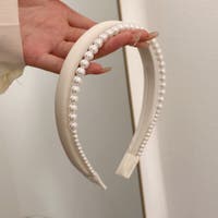 カチューシャ ホワイト/白色系（レディース）のアイテム