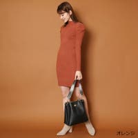 ニットワンピース オレンジ色系 レディース のアイテム ファッション通販shoplist ショップリスト