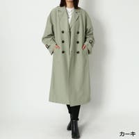 ☆SALE☆美品 グリーン 緑 コート ステンカラーコート（グリーン・カーキ/緑色系）ファッション