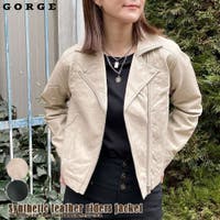 GORGE  | 合皮ライダースジャケット