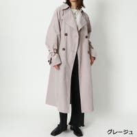 トレンチコート グレー/灰色系（レディース） - ファッション