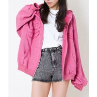 パーカー ピンク/桃色系（レディース）のおすすめアイテム