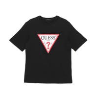 [GUESS] Lettering Triangle Logo Tee