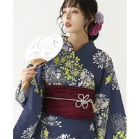 かわいい浴衣 ブルー・ネイビー/青・紺色系（レディース