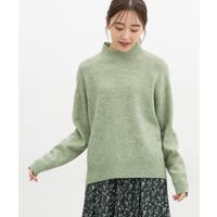 ニット・セーター グリーン・カーキ/緑色系（レディース