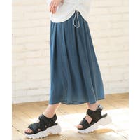 【新品】三陽商会　ブルーレーベル　ネイビー ガウチョパンツ ベルト付き 美品 ブルーレーベルクレストブリッジ ガウチョパンツ ネイビー 上品