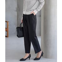 テーパードパンツ ブラック/黒色系（レディース） - ファッション通販