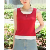 タンクトップ レッド/赤色系｜レディース｜Shoplist