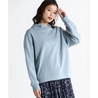 レディースパーカー ブルー ネイビー 青 紺色系 ファッション通販shoplist ショップリスト