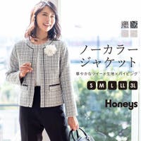 Honeys（ハニーズ）のアウター(コート・ジャケットなど)/ノーカラージャケット