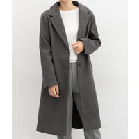 チェスターコート グレー/灰色系（レディース） - ファッション通販