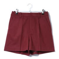 ショートパンツ レッド/赤色系（レディース） - ファッション
