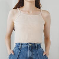 キャミソール ベージュ系(レディース)のアイテム - ファッション通販