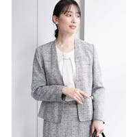 MK MICHEL KLEIN（エムケーミッシェルクラン）のアウター(コート・ジャケットなど)/ノーカラージャケット