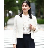 MK MICHEL KLEIN（エムケーミッシェルクラン）のアウター(コート・ジャケットなど)/ノーカラージャケット
