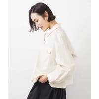デニムジャケット ホワイト/白色系（レディース）のアイテム