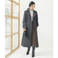 グレー　コート トレンチコート グレー/灰色系（レディース） - ファッション