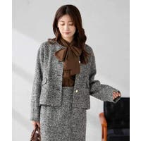 a.v.v【WOMEN】(アーヴェヴェ)のアウター(コート・ジャケットなど)/ノーカラージャケット