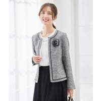 a.v.v【WOMEN】（アーヴェヴェ）のアウター(コート・ジャケットなど)/ノーカラージャケット