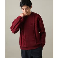 33650　メンズ　ニット　赤　サイズＬ tb2183275_0.jpg