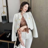 JS FASHION（ジェーエスファッション）のアウター(コート・ジャケットなど)/ノーカラージャケット