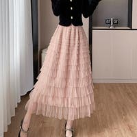 JS FASHION（ジェーエスファッション）のスカート/ティアードスカート