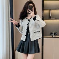 JS FASHION（ジェーエスファッション）のアウター(コート・ジャケットなど)/ノーカラージャケット
