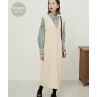ROPE' PICNIC | 【WEB限定カラー:チャコール,ホワイト】アンチピリングニットジャンパースカート