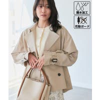 【美品】トレンチコート ベージュ S coat-13006 撥水 トレンチコート ベージュ | L a v i s h G a t e
