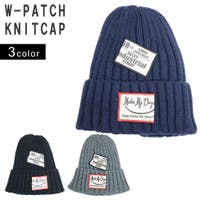 KEYS  | 帽子ニット帽メンズレディースリブニットタグワッペンニットキャップワッチキーズKeys-104