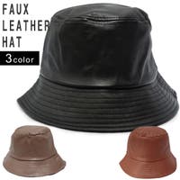 KEYS  | 帽子 バケットハット ハット HAT フェイクレザー 合皮 無地 メンズ レディース キーズ Keys-271