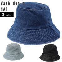 KEYS  | 帽子 ハット バケットハット デニム ウォッシュデニム
